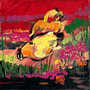 Joy Birds Canvas Art